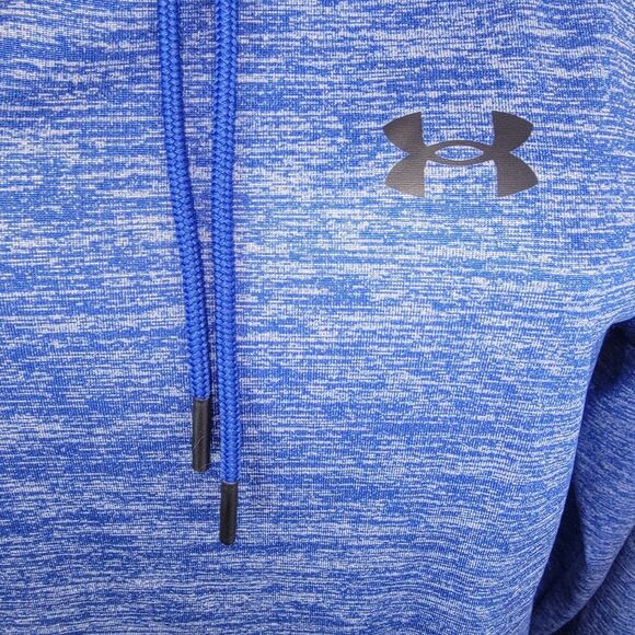 Under Armour Ua Velocity Woodmark Hoodie Pullover Medium Royal Blue - Picture 3 of 7